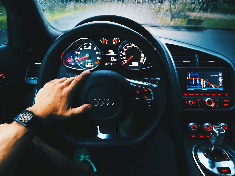 Auto parts market in Vietnam.