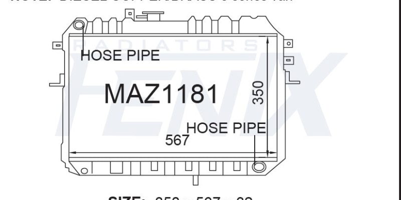 Ford Econovan Diesel Radiator