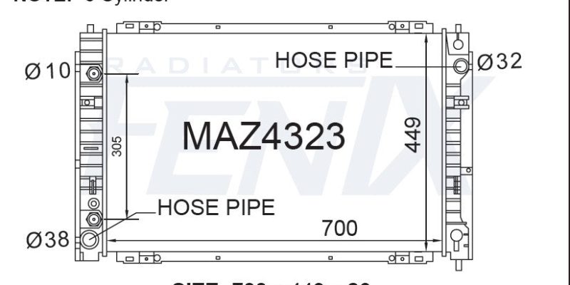 Ford Escape 6cyl Radiator