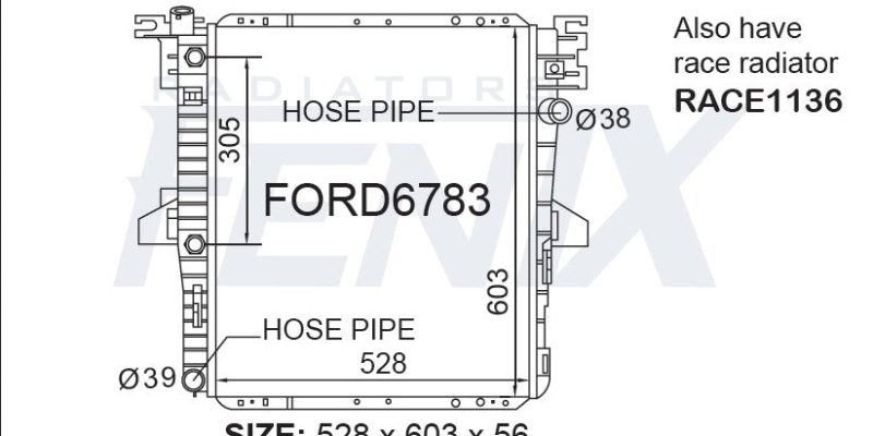 Ford Explorer V8 Radiator