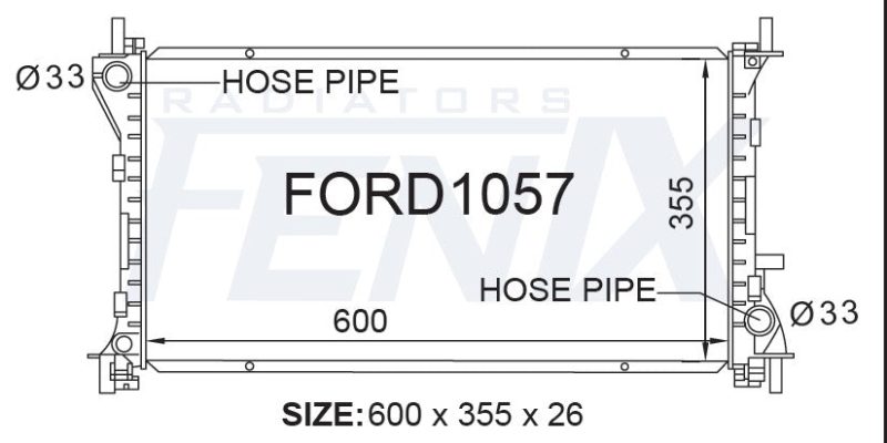 Ford Focus LR Radiator
