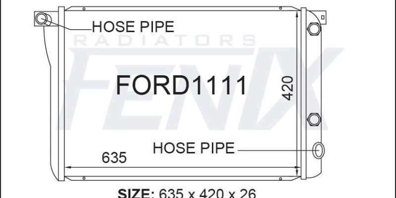 Ford XG Falcon Radiator.