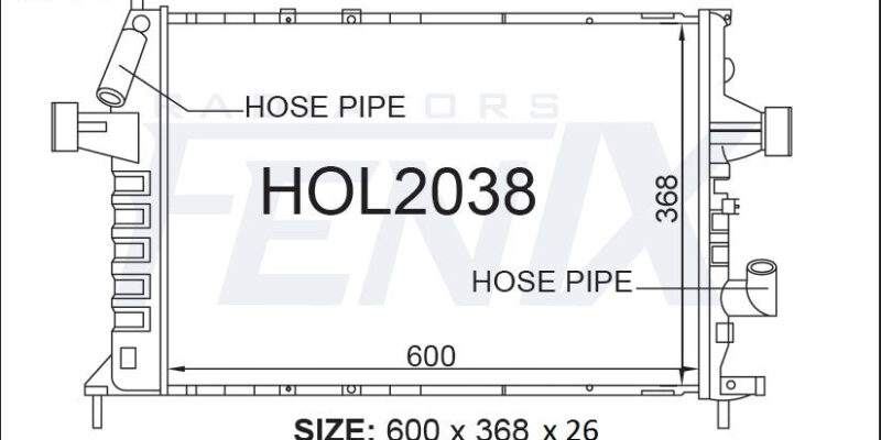 Holden Astra AH Diesel Radiator