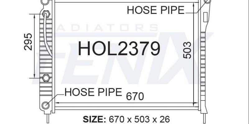 Holden Captiva Petrol Radiator