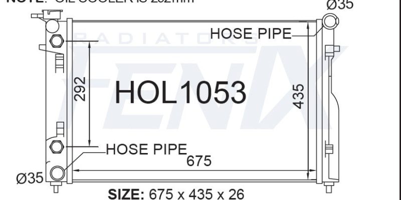 Holden Commodore VY V6 Radiator