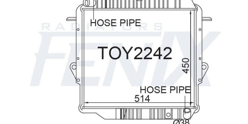 Toyota Landcruiser FJ70 FJ73 FJ75 Radiator.