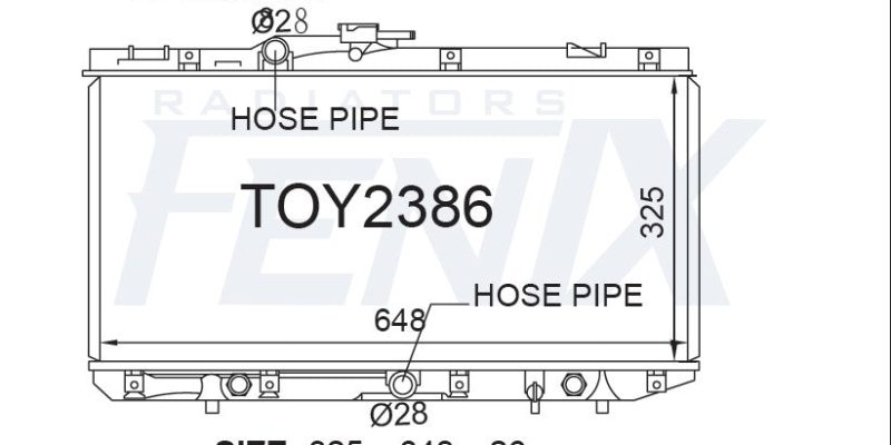 Toyota Starlet Radiator – Radiator.vn