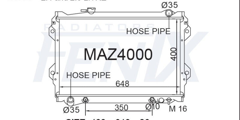 Ford Courier Radiator
