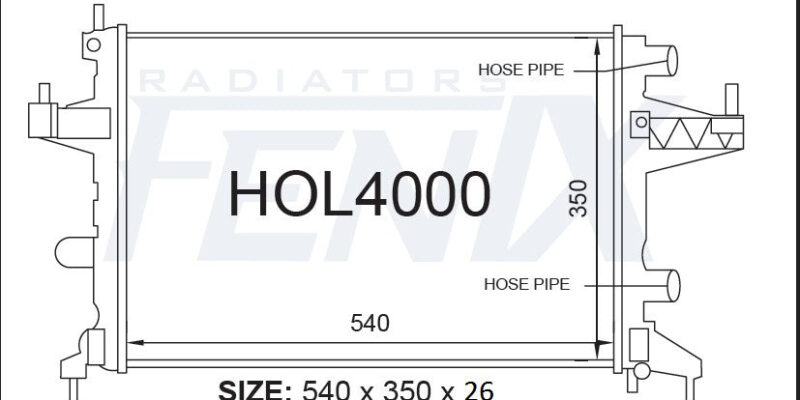 Holden Barina XC Radiator