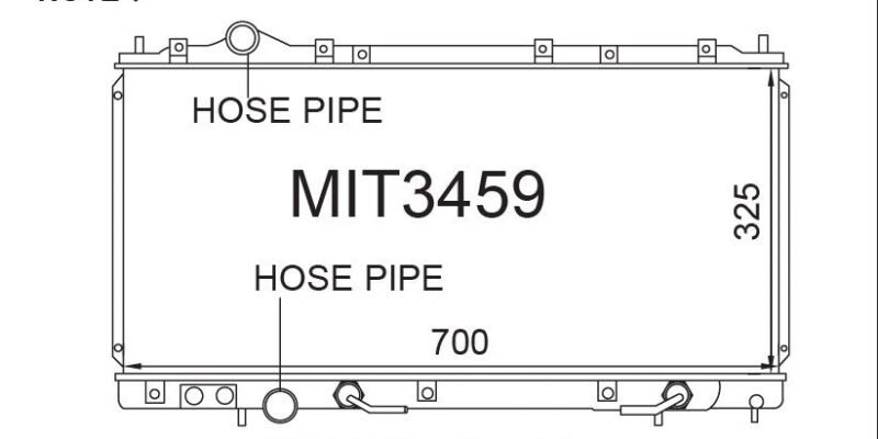 Mitsubishi FTO Radiator.