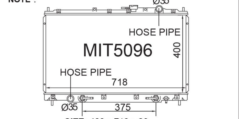 Mitsubishi Magna Radiator
