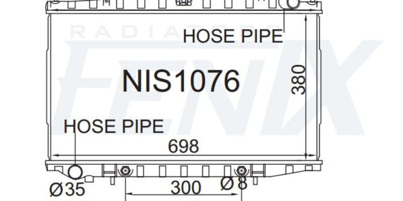 Nissan U13 Bluebird Radiator.